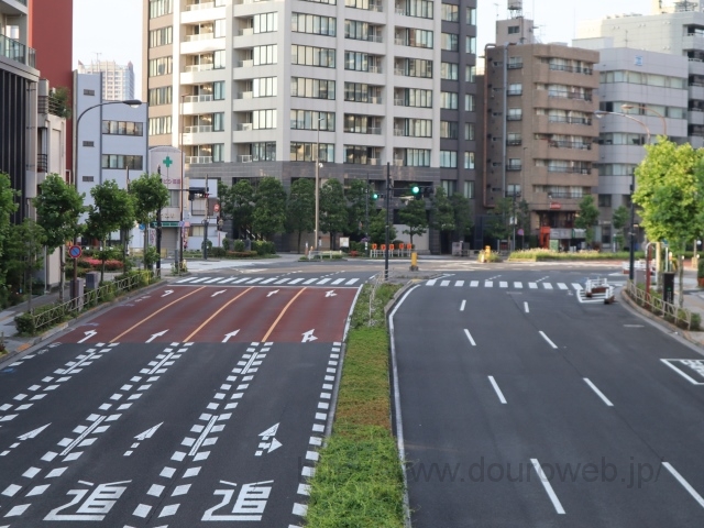 高輪台交差点の写真