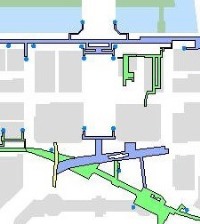行幸通りの地下通路
