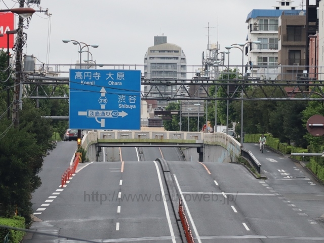 若林陸橋交差点の写真