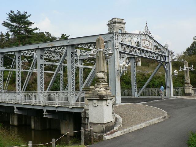 明治村に移築された旧新大橋