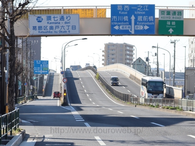 総武陸橋下交差点の写真