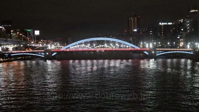 駒形橋のライトアップ