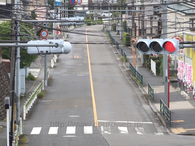 京王線長沼駅付近の歩道橋の写真