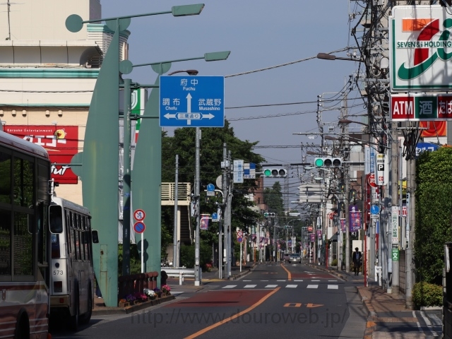 三鷹市役所交差点の写真