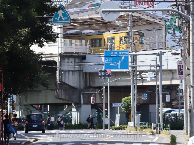 青梅橋交差点の写真