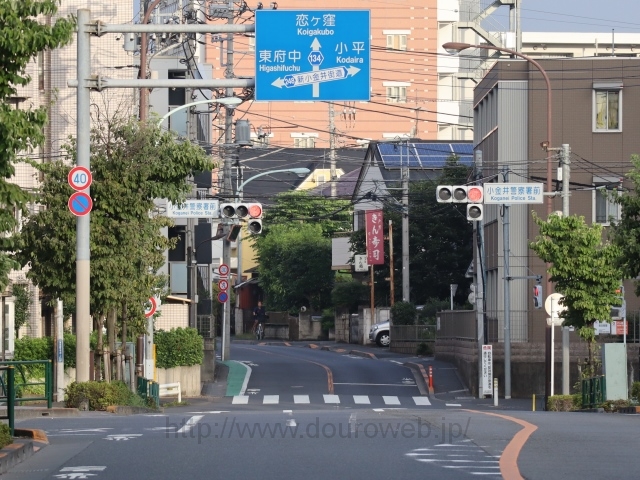 小金井警察署前交差点の写真