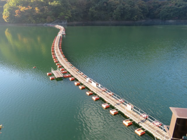 麦山浮橋の写真